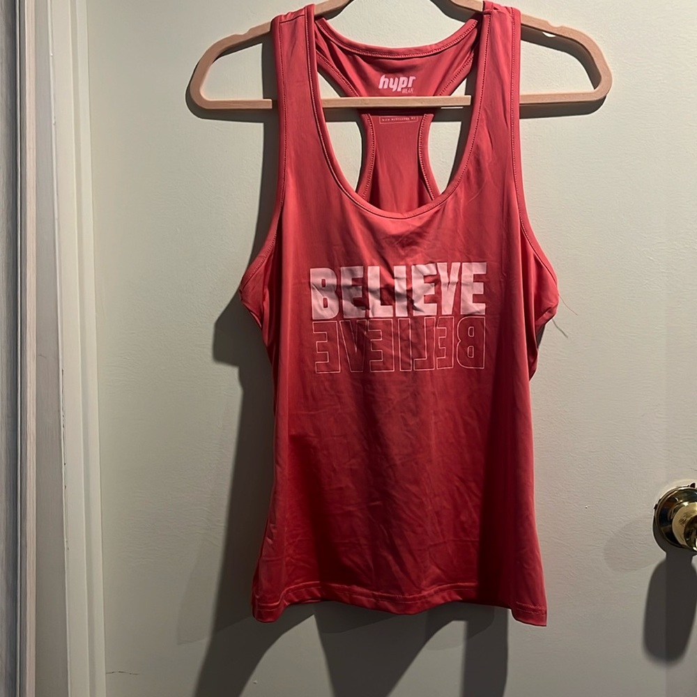Pink hypr wear out tank top